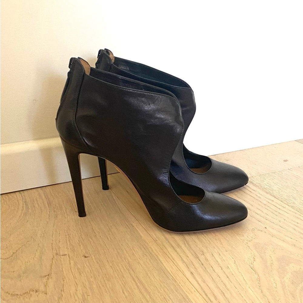 Aquazzura Black Cutout Heels size 8.5 - Picture 5 of 9